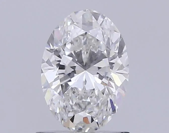 1.01ct Oval Lab Grown Diamond (Colour E, Clarity VS2, IGI Certified)