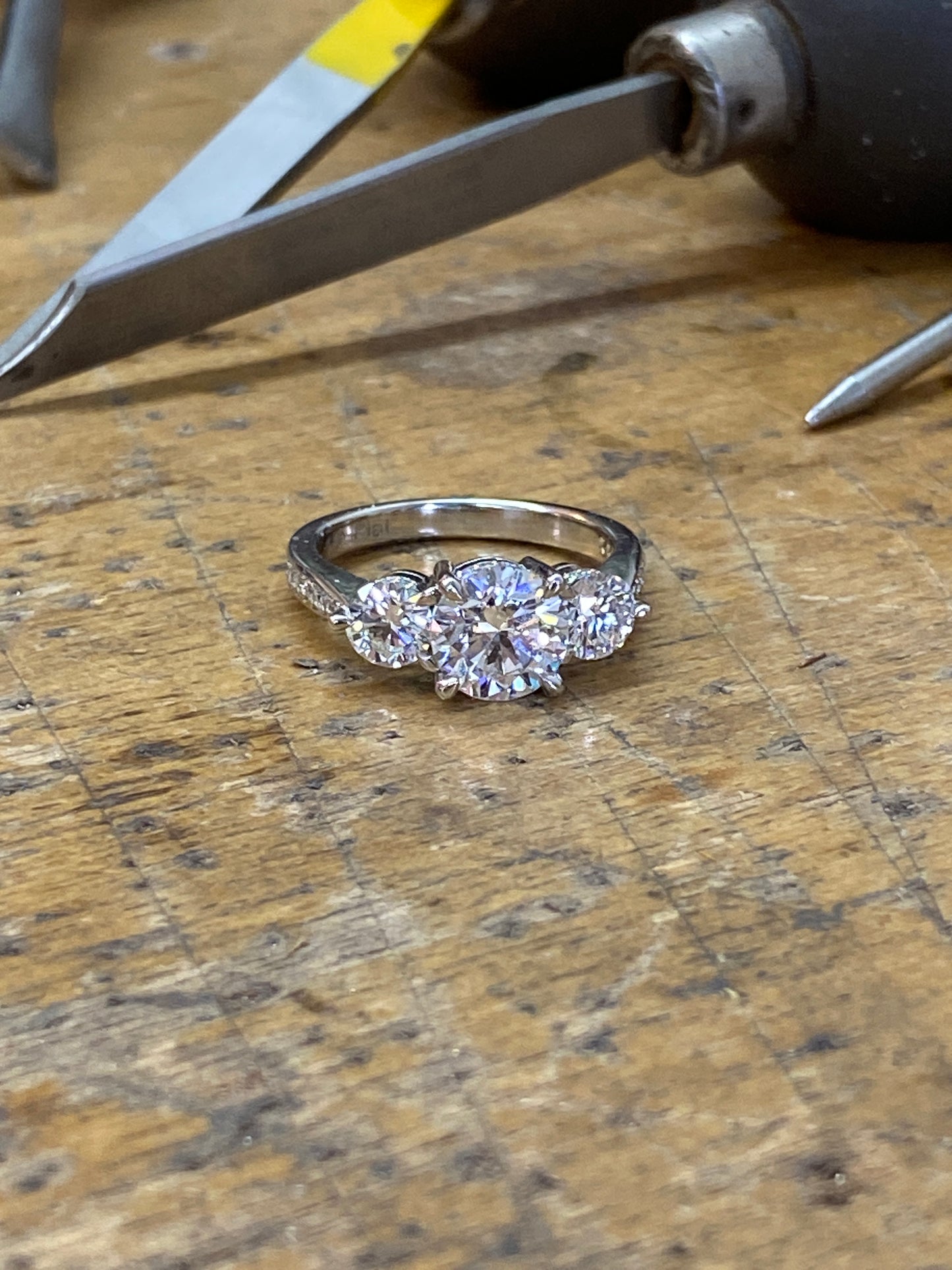 'Trinity' 2.90ct with Hidden Halo